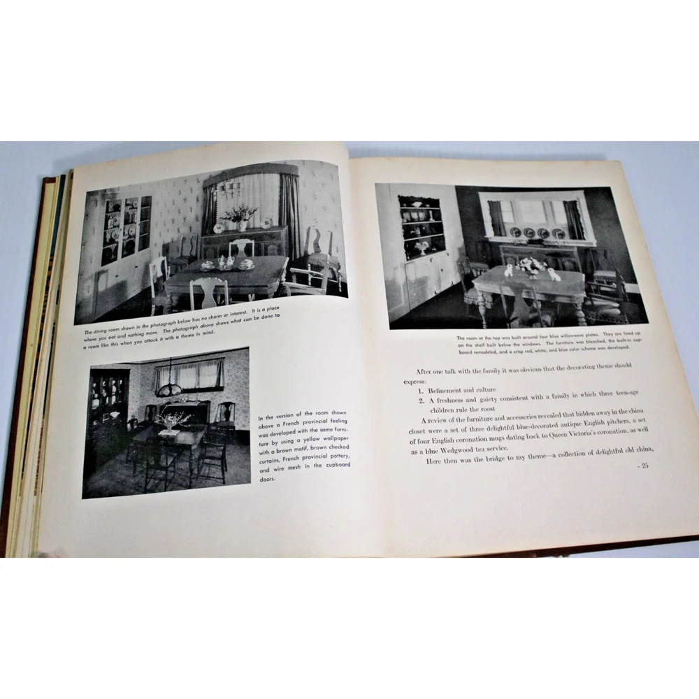 Vintage 1940 Popular Home Decoration Mary Davis Gillies McCall’s Interior Design